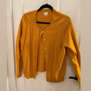 A new day brand - yellow cardigan